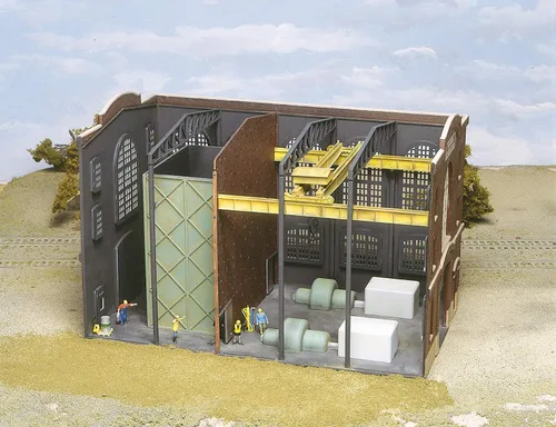 Vista 4 de Walthers Cornerstone Serie Kit HO Scale 2-Stall Motor House & Accesorios