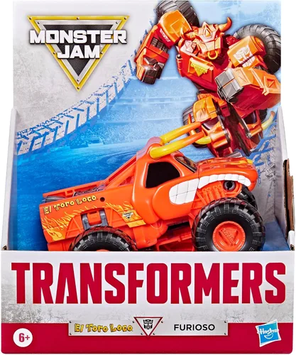 Vista 2 de Transformers Mermelada de monstruo El Toro Loco (Furioso)