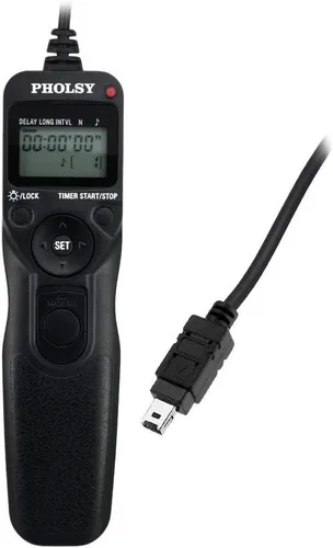 Vista 12 de PHOLSY Cable de control remoto con temporizador S6 con intervalómetro para Sony a77M2, a99M2, a99, a77, a67, a65, a57, a55, a900, a850, a700, a580