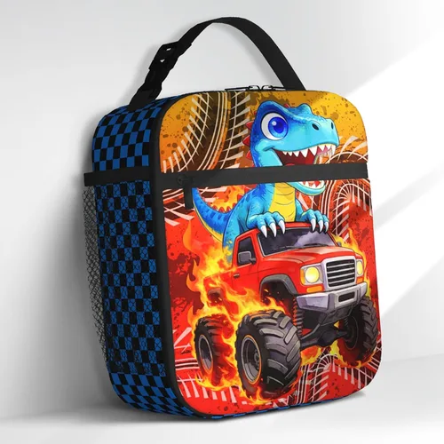Vista 13 de Axolotls - Lonchera para niñas y niños, con diseño de animales del océano azul, reutilizable, aislada, impermeable, a prueba de fugas, térmica