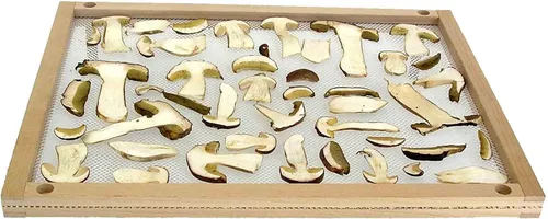 Vista 2 de Eppicotispai Secador de alimentos apilable de madera de haya con red