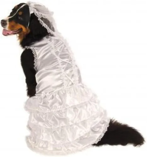 Vista 8 de Rubies Disfraz de novia para perros o gatos, grande