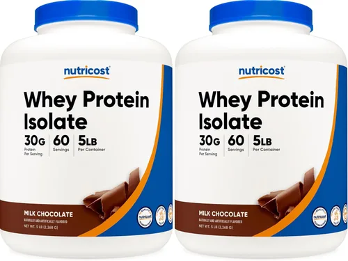 Vista 9 de Nutricost Polvo aislado de proteína de suero (masa de pastel, 2 libras)