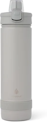 Vista 20 de Manna Botella de acero inoxidable con tapa de bloqueo a presión y boquilla para sorber - 16 onzas - Blazer Powder Coat