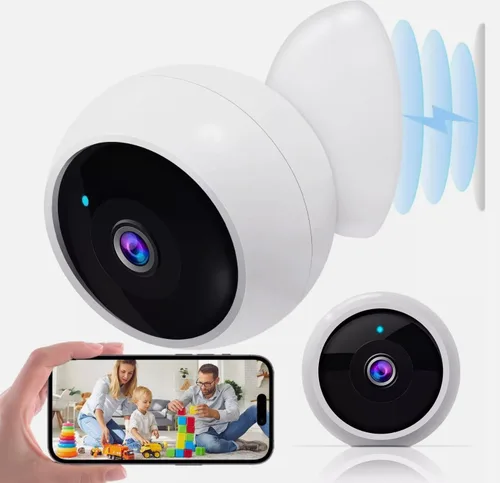 Vista 8 de VicoHome CG9 - Cámara inalámbrica para exteriores - Cámara de seguridad WiFi HD 2K, audio de 2 vías, visión nocturna a color, alimentada por