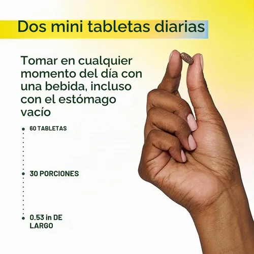 Vista 7 de MegaFood Suplemento de hierro constructor de sangre, apoyo energético, 60