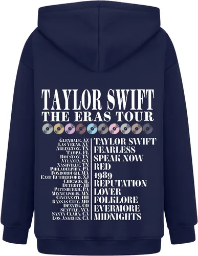 Vista 4 de Conjunto de sudadera con capucha para mujer, conjuntos de 2 piezas de concierto de 1989, tops y pantalones