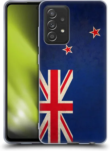 Vista 13 de Head Case Designs Australia Australian Vintage Flags - Funda de gel suave compatible con Galaxy A52 / A52s / 5G (2021)