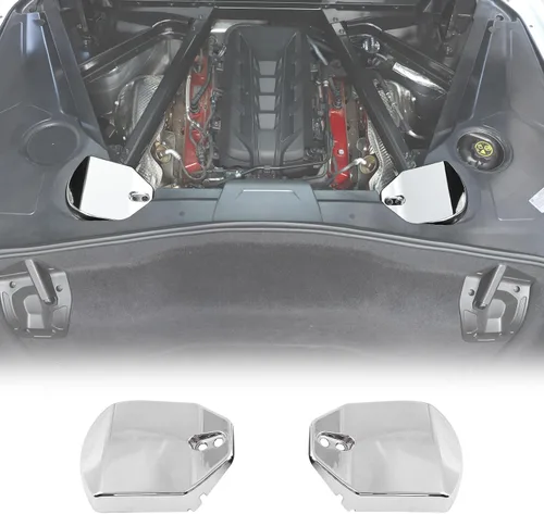 Vista 7 de Cubierta de Torre de Puntal Trasero Compatible con Chevrolet Corvette C8 Stingray 2020-2024, Panel de Protección de Torre Amortiguadora Trasera