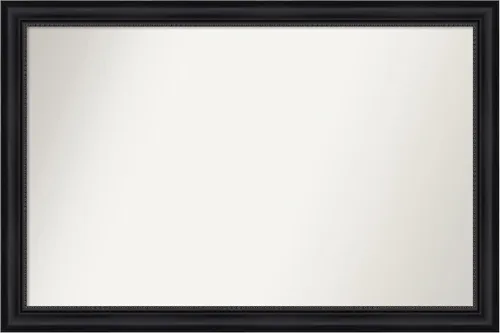 Vista 337 de Amanti Art Espejo personalizado, espejo de baño negro Astor, espejo de pared o espejo de tocador de baño sobre el fregadero (25 x 25 pulgadas)