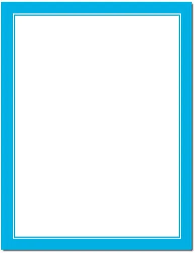 Vista 2 de Basic Border - Papel para impresora láser y de inyección de tinta con membrete - Brights (negro, paquete de 25)