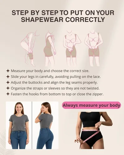 Vista 7 de SHAPE CONCEPT 080 041 Fajas Colombianas Prenda de compresión poscirugía de compresión con ganchos y sujetador