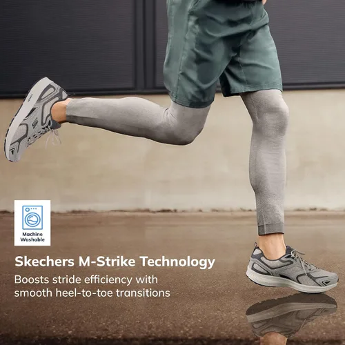 Vista 4 de Skechers para hombre Go consistente Vesitge-rendimiento y caminar zapatillas