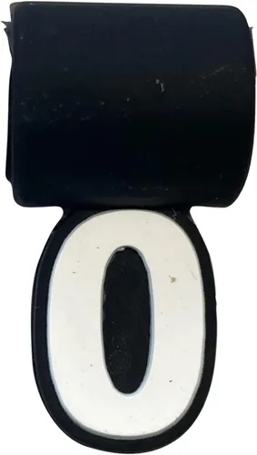 Vista 6 de Dijes de silicona para collar de béisbol de tornado, bandera de EE. UU., cruz 4:13, número de jersey Números uniformes