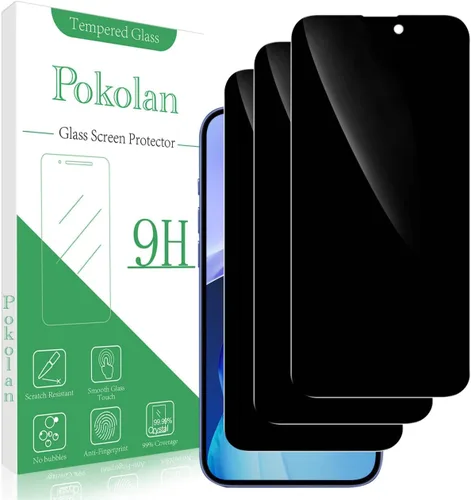 Vista 21 de Pokolan Protector de pantalla de privacidad diseñado para iPhone 11 Pro Max Negro