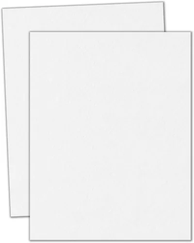 Vista 7 de 20 hojas, cartulina negra pesada - 8.5 x 11 pulgadas, 110 libras (300 g/m²)