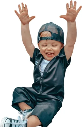 Vista 4 de Knuckleheads mono para niños, overol de mecánico, traje de Halloween, disfraz para bebé