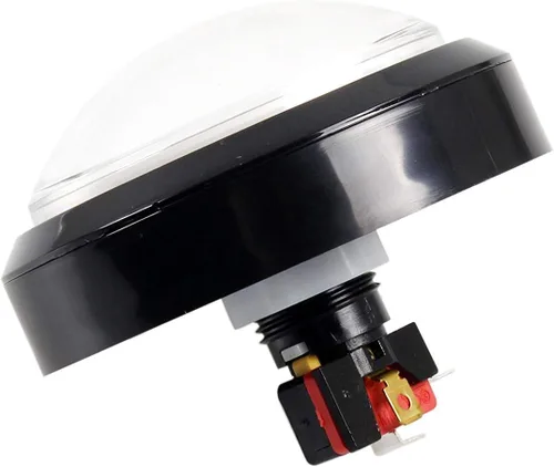 Vista 2 de EG starts 4inches Arcade botones 100mm Tipo de más grandes Big Dome Convex iluminado LED iluminado Push Button para Arcade Machine Kit de bricolaje