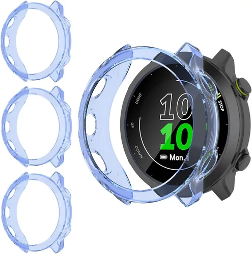 Vista 9 de Paquete de 3 protectores de pantalla de TPU suave para Garmin Negro + negro + negro