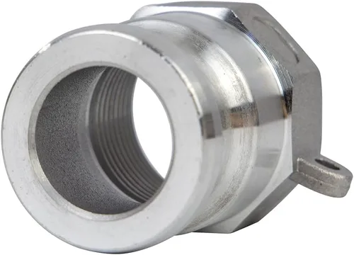 Vista 2 de 2 piezas de accesorios de bloqueo de leva de aluminio (1 pulgada Parte A) accesorios de manguera de ranura de leva, adaptador macho hembra NPT rosca