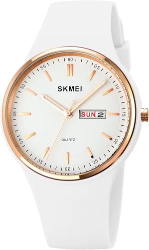 Vista 21 de Gosasa Casual estilo simple correa de silicona mujeres hombres deportes relojes 30M impermeable