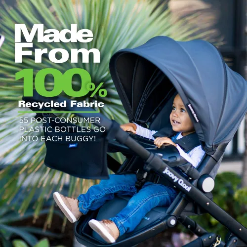 Vista 4 de Nuevo Joovy Qool - Cochecito modular personalizable - Configuraciones triples dobles individuales, Jet