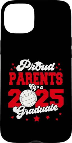 Vista 9 de iPhone 16 Parents of a 2025 Graduate Prom Graduation 25 VolleyBall Case
