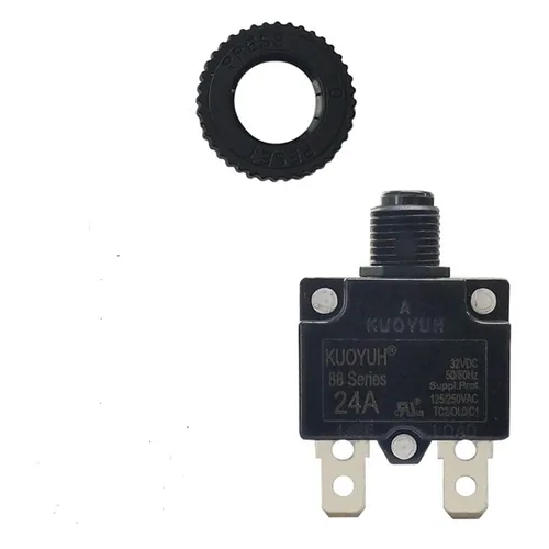 Vista 18 de KUOYUH Serie 88 125/250VAC 32VDC 50/60Hz Disyuntor de Sobrecarga Térmica 3-30A (3A)
