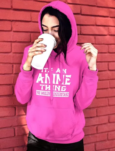 Vista 3 de Tstars Anime Hoodie Women Teen Girls It's An Anime Thing Novelty Pullover Hoodies