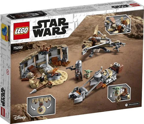 Vista 6 de LEGO Star Wars: The Mandalorian Trouble on Tatooine 75299 Impresionante kit de construcción de juguetes para niños que incluye The Child, nuevo 2021