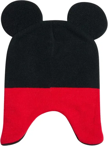 Vista 6 de Disney Conjunto de sombrero de invierno de Mickey Mouse y 2 pares de guantes o guantes (edad 2-7)
