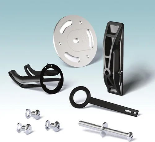 Vista 8 de Moen SMA1005CH Home Care Anclaje Securemount, 1 Anclaje, Cromado