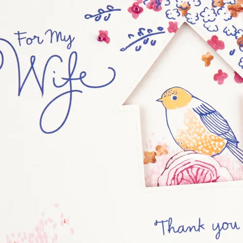 Vista 6 de Hallmark Tarjeta del Día de la Madre para Esposa (Gracias)
