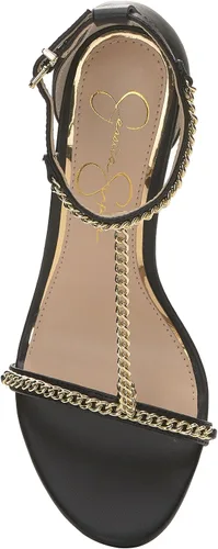 Vista 5 de Jessica Simpson Qiven - Sandalias de tacón alto con correa en T para mujer