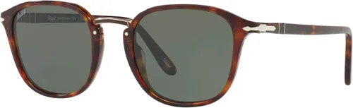 Vista 2 de Persol PO3186S - Gafas de sol redondas HabanaMarrón Polarizado