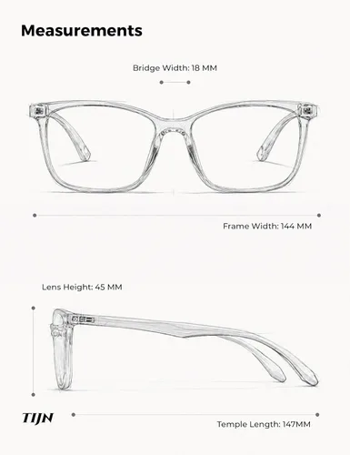 Vista 7 de TIJN Lentes de dormir para 99.9% TR90 con bloqueo de luz azul y verde, doble revestimiento AR con lente roja para juegos de computadora que reducen