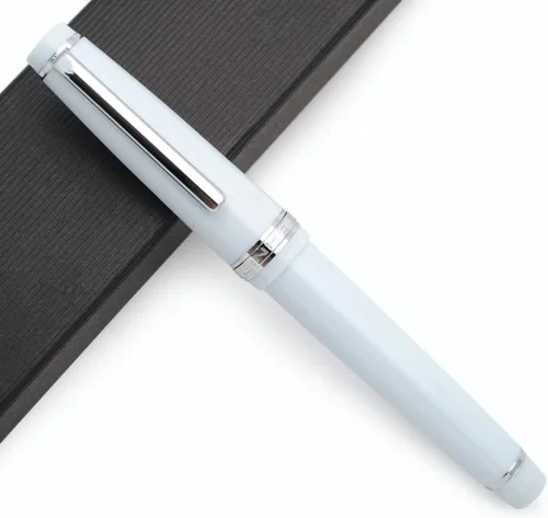 Vista 20 de JINHAO 82 - Pluma estilográfica con clip plateado (punta F 0.020 in, verde aguacate)