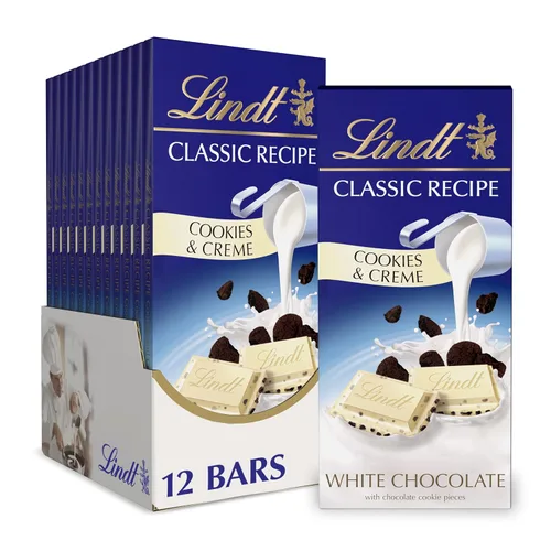 Vista 11 de Lindt CLASSIC RECIPE Barra de chocolate con leche, caramelo de chocolate con leche, 4.4 onzas (paquete de 12)