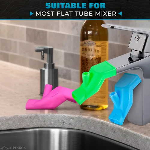 Vista 3 de Extensor de boquilla de silicona para baño