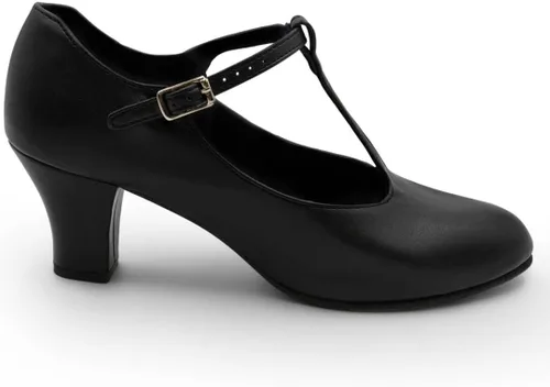 Vista 3 de Capezio Jr. Zapatos con correa T para mujer Footlight