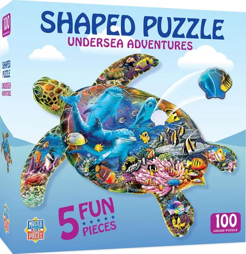 Vista 10 de MasterPieces Rompecabezas con forma de 100 piezas para niños, Arca de Noé, 14 x 19 pulgadas