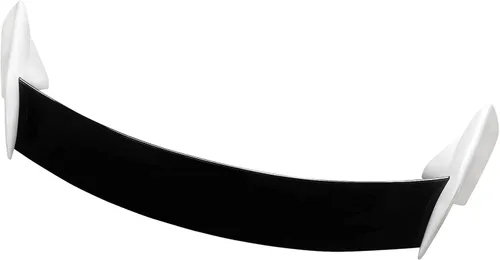 Vista 4 de Alerón para Honda Civic 5Dr Hatchback 2016-2021, ABS pintado negro brillante y blanco estilo Type-R ala divisora de maletero trasero