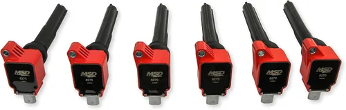 Vista 2 de MSD 82706 Bobinas de encendido, rojo, paquete de 6