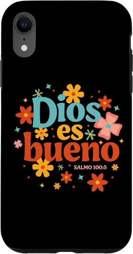 Vista 25 de Funda religiosa de la Biblia para iPhone 16 Dios Es Bueno Spanish Christian Jesus God