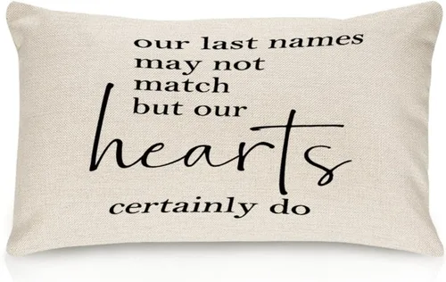 Vista 36 de Better When We are Together - Fundas de almohada lumbar de 12 x 20 pulgadas con citas divertidas de algodón y lino para sofá, decoración de sala