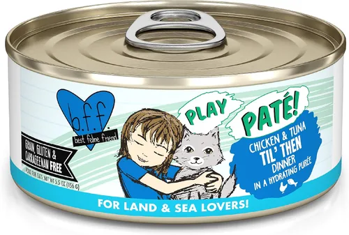 Vista 31 de Weruva B.F.F. Play - Best Feline Friend Paté Lovers, Aw Yeah!, T.T.Y.L. de atún y pavo con atún y pavo, lata de 2.8 onzas (paquete de 12)