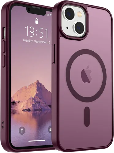 Vista 298 de SUPFINE Funda magnética para iPhone SE 2022 (3ª)/2020 (2ª), iPhone 8 (compatible con MagSafe) (protección contra caídas de grado militar), funda
