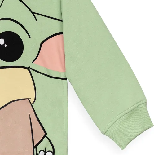 Vista 5 de STAR WARS The Mandalorian Baby Grogu - Sudadera con capucha de forro polar