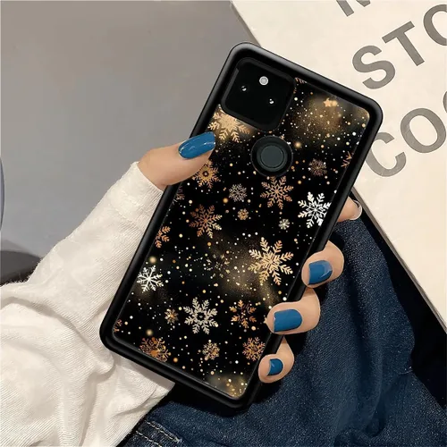 Vista 160 de Compatible con Google Pixel 4A 5G Mobile Case Creative Acrylic Panel trasero Silicona Protección Grip especialmente diseñado para Google Pixel 4A 5G
