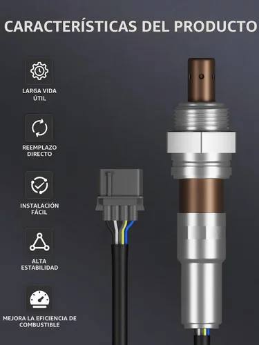 Vista 7 de Marsflex Sensor de relación de combustible del oxígeno del oxígeno O2 aguas